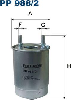 Filtron PP988/2 - Filtre à carburant cwaw.fr