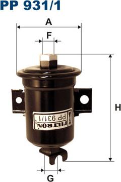 Filtron PP931/1 - Filtre à carburant cwaw.fr