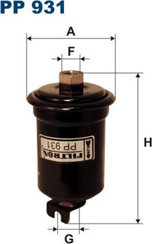 Filtron PP931 - Filtre à carburant cwaw.fr