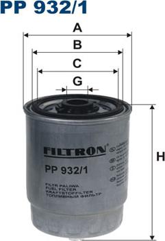 Filtron PP932/1 - Filtre à carburant cwaw.fr