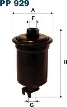 Filtron PP929 - Filtre à carburant cwaw.fr