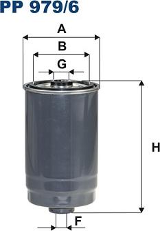 Filtron PP 979/6 - Filtre à carburant cwaw.fr