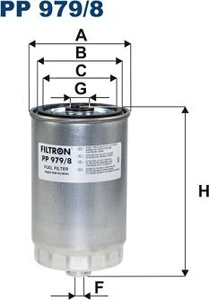 Filtron PP 979/8 - Filtre à carburant cwaw.fr