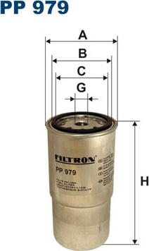 Filtron PP979 - Filtre à carburant cwaw.fr