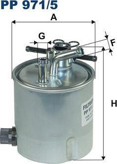 Filtron PP971/5 - Filtre à carburant cwaw.fr