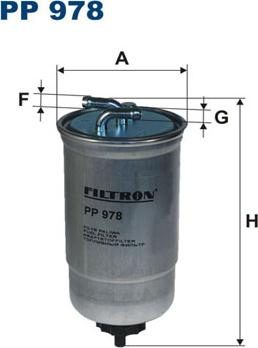 Filtron PP978 - Filtre à carburant cwaw.fr