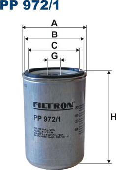 Filtron PP972/1 - Filtre à carburant cwaw.fr