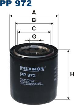 Filtron PP972 - Filtre à carburant cwaw.fr