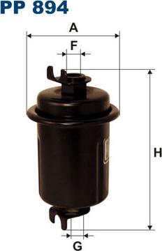 Filtron PP894 - Filtre à carburant cwaw.fr