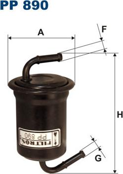 Filtron PP890 - Filtre à carburant cwaw.fr