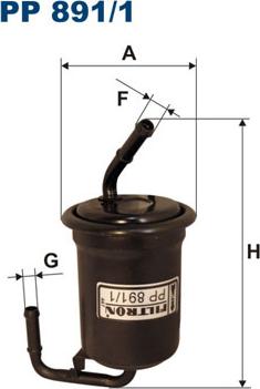 Filtron PP891/1 - Filtre à carburant cwaw.fr