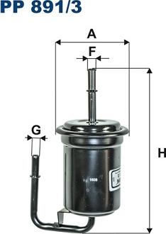 Filtron PP891/3 - Filtre à carburant cwaw.fr