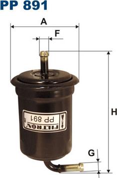 Filtron PP891 - Filtre à carburant cwaw.fr