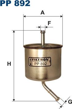 Filtron PP892 - Filtre à carburant cwaw.fr