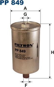 Filtron PP849 - Filtre à carburant cwaw.fr