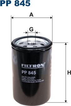 Filtron PP845 - Filtre à carburant cwaw.fr