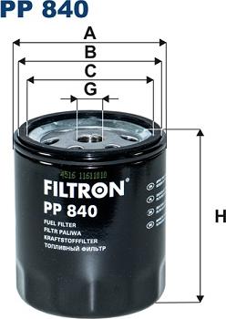 Filtron PP840 - Filtre à carburant cwaw.fr