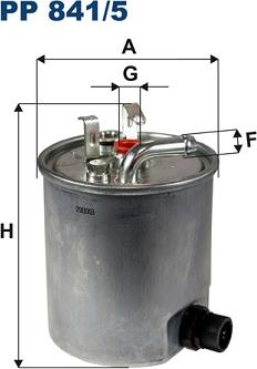 Filtron PP841/5 - Filtre à carburant cwaw.fr