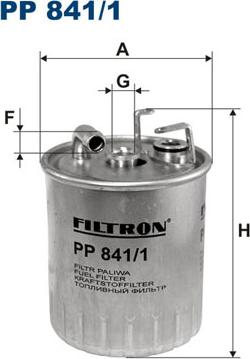 Filtron PP841/1 - Filtre à carburant cwaw.fr