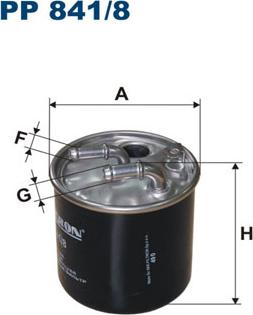 Filtron PP841/8 - Filtre à carburant cwaw.fr