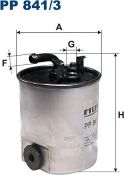 Filtron PP841/3 - Filtre à carburant cwaw.fr