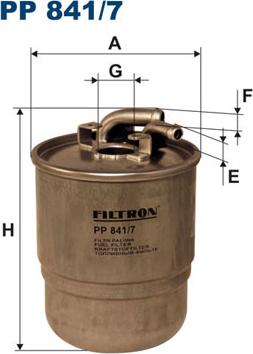 Filtron PP841/7 - Filtre à carburant cwaw.fr