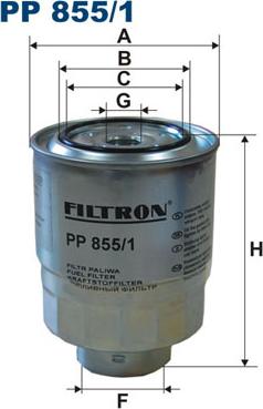 Filtron PP855/1 - Filtre à carburant cwaw.fr