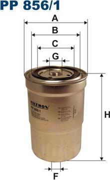 Filtron PP856/1 - Filtre à carburant cwaw.fr