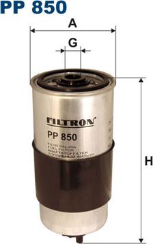 Filtron PP850 - Filtre à carburant cwaw.fr