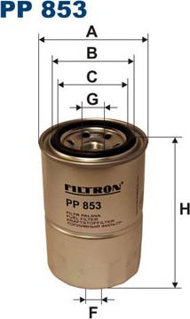 Filtron PP853 - Filtre à carburant cwaw.fr