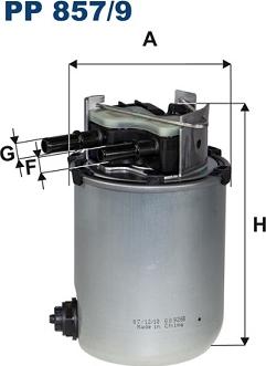 Filtron PP857/9 - Filtre à carburant cwaw.fr