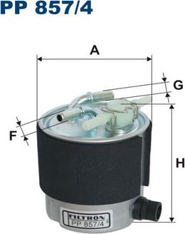 Filtron PP857/4 - Filtre à carburant cwaw.fr