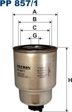 Filtron PP857/1 - Filtre à carburant cwaw.fr