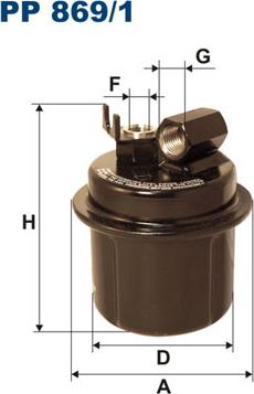 Filtron PP869/1 - Filtre à carburant cwaw.fr