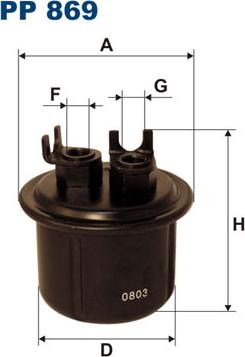 Filtron PP869 - Filtre à carburant cwaw.fr