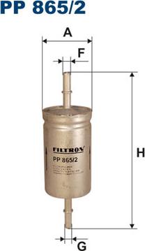 Filtron PP865/2 - Filtre à carburant cwaw.fr