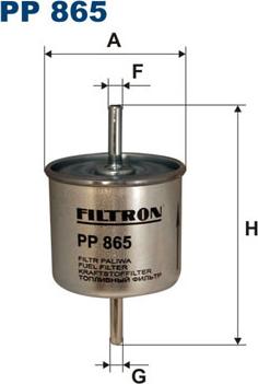 Filtron PP865 - Filtre à carburant cwaw.fr