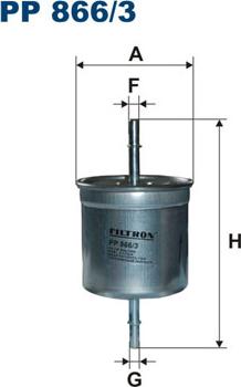 Filtron PP866/3 - Filtre à carburant cwaw.fr