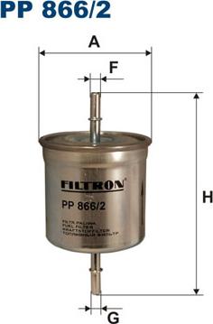 Filtron PP866/2 - Filtre à carburant cwaw.fr