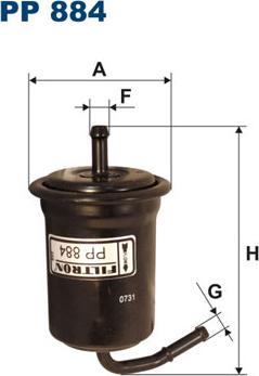 Filtron PP884 - Filtre à carburant cwaw.fr