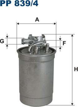 Filtron PP839/4 - Filtre à carburant cwaw.fr