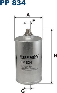 Filtron PP834 - Filtre à carburant cwaw.fr