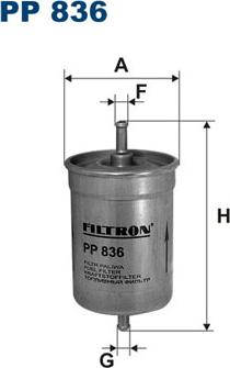 Filtron PP836 - Filtre à carburant cwaw.fr