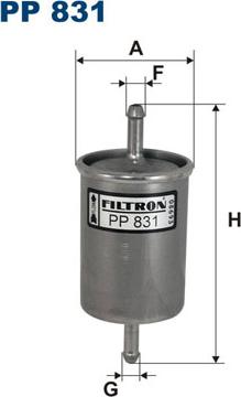 Filtron PP831 - Filtre à carburant cwaw.fr