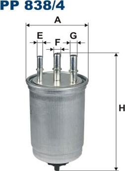 Filtron PP838/4 - Filtre à carburant cwaw.fr