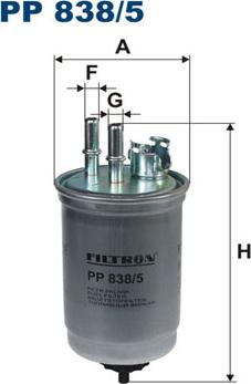 Filtron PP838/5 - Filtre à carburant cwaw.fr