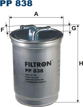 Filtron PP838 - Filtre à carburant cwaw.fr