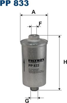 Filtron PP833 - Filtre à carburant cwaw.fr