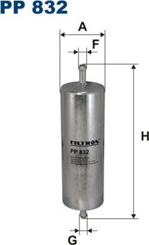 Filtron PP832 - Filtre à carburant cwaw.fr