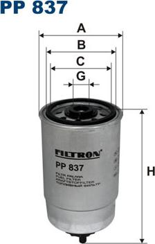 Filtron PP837 - Filtre à carburant cwaw.fr